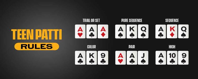 Cách tính điểm trong Teen Patti